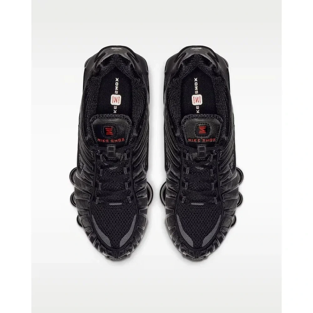Nike Shox TL Triple Black Women Running Shoes AR3566-002 7.5